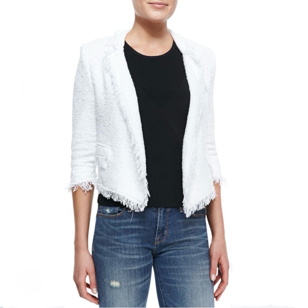 Milly white tweed jacket